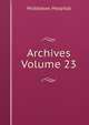 Archives Volume 23, Middlesex Hospital 