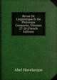 Revue De Linguistique Et De Philologie Comparee, Volumes 27-28 (French Edition), Abel Hovelacque 