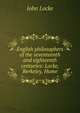 English philosophers of the seventeenth and eighteenth centuries: Locke, Berkeley, Hume, John Locke 