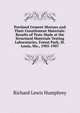 Portland Cement Mortars and Their Constitutent Materials: Results of Tests Made at the Structural Materials Testing Laboratories, Forest Park, St. Louis, Mo., 1905-1907, Richard Lewis Humphrey 