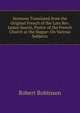 Sermons Translated from the Original French of the Late Rev. James Saurin, Pastor of the French Church at the Hague: On Various Subjects, Robert Robinson 
