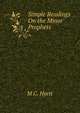 Simple Readings On the Minor Prophets, M C. Hyett 