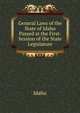 General Laws of the State of Idaho Passed at the First- Session of the State Legislature, Idaho 