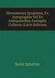 Monumenta Ignatiana, Ex Autographis Vel Ex Antiquioribus Exemplis Collecta (Latin Edition), Saint Ignatius 