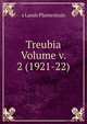 Treubia Volume v. 2 (1921-22), s Lands Plantentuin 