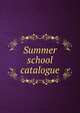 Summer school catalogue, 