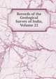 Records of the Geological Survey of India, Volume 22, 