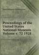 Proceedings of the United States National Museum Volume v. 72 1928, Smithsonian Institution 