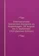 Internationaler Sozialisten-Kongress zu Kopenhagen, 28. August bis 3. September 1910 (German Edition), 
