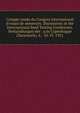 Compte rendu du Congres international d'essais de semences. Discussions at the International Seed Testing Conference. Verhandlungen der . a/in Copenhague (Danemark), 6.- 10. VI. 1921, 
