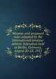 Minutes and proposed rules adopted by the International amateur athletic federation held at Berlin, Germany, August 20-23, 1913, 