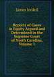 Reports of Cases in Equity Argued and Determined in the Supreme Court of North Carolina, Volume 1, James Iredell 