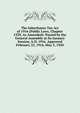 The Inheritance Tax Act of 1916 (Public Laws, Chapter 1339, As Amended): Passed by the General Assembly at Its January Session, A.D. 1916. Approved February 22, 1916, May 5, 1920, 