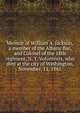 Memoir of William A. Jackson, a member of the Albany Bar, and Colonel of the 18th regiment, N. Y. Volunteers, who died at the city of Washington, November, 11, 1861, 