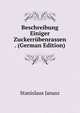 Beschreibung Einiger Zuckerrubenrassen . (German Edition), Stanislaus Janasz 