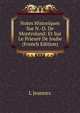 Notes Historiques Sur N.-D. De Montroland: Et Sur Le Prieure De Jouhe (French Edition), L Jeannez 