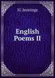 English Poems II, JG Jennings 