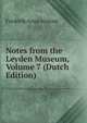 Notes from the Leyden Museum, Volume 7 (Dutch Edition), Frederik Anna Jentink 