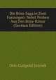 Die Bosa-Saga in Zwei Fassungen: Nebst Proben Aus Den Bosa-Rimur (German Edition), Otto Luitpold Jiriczek 