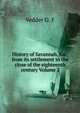 History of Savannah, Ga.; from its settlement to the close of the eighteenth century Volume 2, Vedder O. F 