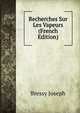 Recherches Sur Les Vapeurs (French Edition), Bressy Joseph 