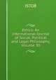 Ethics: An International Journal of Social, Political and Legal Philosophy, Volume 30, JSTOR 