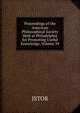 Proceedings of the American Philosophical Society Held at Philadelphia for Promoting Useful Knowledge, Volume 39, JSTOR 