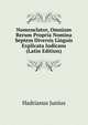 Nomenclator, Omnium Rerum Propria Nomina Septem Diversis Linguis Explicata Indicans (Latin Edition), Hadrianus Junius 