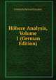 Hohere Analysis, Volume 1 (German Edition), Friedrich Heinrich Junker 