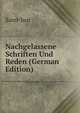 Nachgelassene Schriften Und Reden (German Edition), Saint-Just 