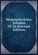 Sitzungsberichte, Volumes 35-36 (German Edition), 