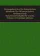Sitzungsberichte Der Kaiserlichen Akademie Der Wissenschaften. Mathematisch-Naturwissenschaftliche Classe, Volume 44 (German Edition), 