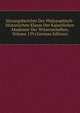 Sitzungsberichte Der Philosophisch-Historischen Klasse Der Kaiserlichen Akademie Der Wissenschaften, Volume 139 (German Edition), 