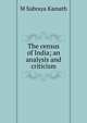 The census of India; an analysis and criticism, M Subraya Kamath 