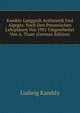 Kambly-Langguth Arithmetik Und Algegra: Nach Den Preussischen Lehrplanen Von 1901 Umgearbeitet Von A. Thaer (German Edition), Ludwig Kambly 