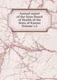 Annual report of the State Board of Health of the State of Kansas Volume v.2, 