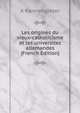 Les origines du vieux-catholicisme et les universites allemandes (French Edition), A Kannengieser 