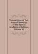 Transactions of the . Annual Meetings of the Kansas Academy of Science, Volume 15, 