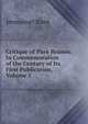 Critique of Pure Reason: In Commemoration of the Century of Its First Publication, Volume 1, Kant Immanuel 