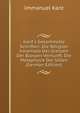 Kant's Gesammelte Schriften: Die Religion Innerhalb Der Grenzen Der Blossen Vernunft. Die Metaphysik Der Sitten (German Edition), Kant Immanuel 