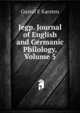 Jegp. Journal of English and Germanic Philology, Volume 5, Gustaf E Karsten 
