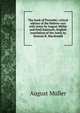 The book of Proverbs; critical edition of the Hebrew text with notes by August Muller and Emil Kautzsch, English translation of the notes by Duncan B. Macdonald, August Muller 
