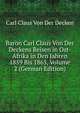 Baron Carl Claus Von Der Deckens Reisen in Ost-Afrika in Den Jahren 1859 Bis 1865, Volume 2 (German Edition), Carl Claus Von Der Decken 