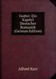 Godwi: Ein Kapitel Deutscher Romantik (German Edition), Alfred Kerr 