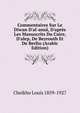 Commentaires Sur Le Diwan D'al-ans?, D'apr?s Les Manuscrits Du Caire, D'alep, De Beyrouth Et De Berlin (Arabic Edition), Cheikho Louis 1859-1927 