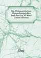 Die Philosophischen Abhandlungen Des Jaqb Ben Isq Al-Kind (Latin Edition), Kind 