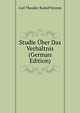 Studie Uber Das Verhaltnis (German Edition), Carl Theodor Rudolf Kirsten 