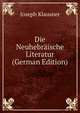 Die Neuhebraische Literatur (German Edition), Joseph Klausner 