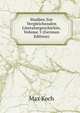 Studien Zur Vergleichenden Literaturgeschichte, Volume 3 (German Edition), Max Koch 