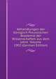 Abhandlungen der Koniglich Preussischen Akademie der Wissenschaften aus dem Jahre Volume 1902 (German Edition), 